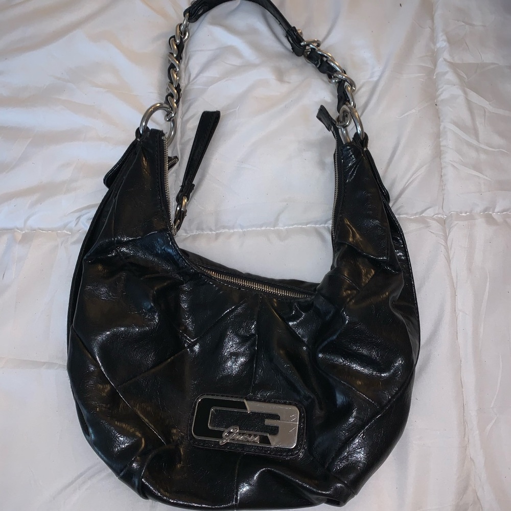 Vintage black Guess purse
